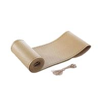 Anti-slip Wheel Protector Cover Genuine PU Car Steering Wheel Cover with Needles Thread Braid 37 38cm Anti-Slip Cowhide Steer-Wheel Protector
