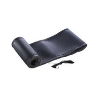 Anti-slip Wheel Protector Cover Genuine PU Car Steering Wheel Cover with Needles Thread Braid 37 38cm Anti-Slip Cowhide Steer-Wheel Protector