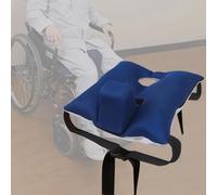 Anti Slip Wheelchair Cushion with Seat Belt, Removable Breathable Cover, Prevents Forward Sliding, Ideal for Positioning and Pressure Relief for Wheelchair Users