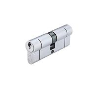 Anti-Snap Euro Profile Cylinder - UPVC Door Lock - Zoo Hardware V5 (35/35mm, Satin Chrome)