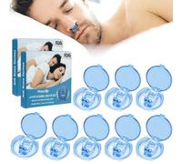 Anti Snore Devices, 8 Pack Magnetic Anti Snore Nose Clip, Reusable Silicone Anti Snoring Aids for Women Man Professional Effective Snoring Solution