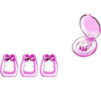 Anti Snore Devices,Magnetic Anti Snore Clip,Reusable Silicone Anti Snoring Nose Clip, Nasal Snore Clip,Professional Effective Snoring Solution,Stop Snoring Nose Device,Relieve Snore 3PCS (Red)