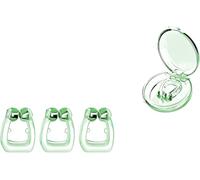 Anti Snore Devices,Magnetic Anti Snore Clip,Reusable Silicone Anti Snoring Nose Clip, Nasal Snore Clip,Professional Effective Snoring Solution,Stop Snoring Nose Device,Relieve Snore 3PCS (Green)