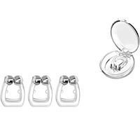 Anti Snore Devices,Magnetic Anti Snore Clip,Reusable Silicone Anti Snoring Nose Clip, Nasal Snore Clip,Professional Effective Snoring Solution,Stop Snoring Nose Device,Relieve Snore 3PCS (White)