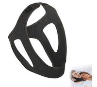 Anti Snoring Chin Strap, Adjustable Anti Snore Chin Strap for Sleeping, Universal Size Stop Snoring Aids for for Men and Women, Comfortable and Breathable for Sleep and Daily Wear (Black, 1Pcs)