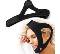 Anti Snoring Chin Strap, Adjustable Anti Snoring Chin Strap, New and Improved Version, Snoring Reducing Aids for Men and Women Sleep Aids (Black)