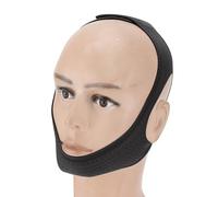 Anti Snoring Chin Strap, Stop Snore Chin Strap, Unisex Stop Snoring Mesh Breathable Strap, Jaw Support Belt Bandage for Correction of Mouth Breathing(Black)