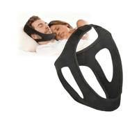 Anti Snoring Device Anti-Slip Adjustable Anti Snoring Chin Strap,Snoring Reduction Stop Snoring Device Snoring Solution,Professional Effective Anti Dry Mouth Chin Strap (Black)