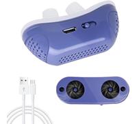 Anti Snoring Device for Men and Women, Double Vortex Stop Snoring Device,Electric Anti Snoring Devices, Adjustable and Breathable Snoring Machine,All Nose Shapes