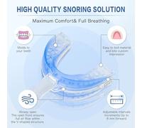 Anti Snoring Devices,Anti Snoring Mouth Guard Adjustable-Sleeping Snore Stopper Sleep Apnea Mouthpiece-Anti Snore Mouthpiece Device Sleeping Snore Stopper Fit for Men and Women (Blue)