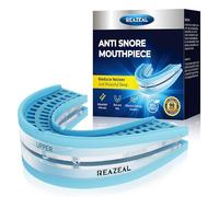 Anti Snoring Devices for Quiet Sleep: Adjustable Anti-Snoring Mouthpiece with One Replacement - Silicone Snore Stopper for Men Women Travel & Home Use (1 Pack)