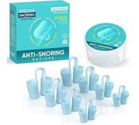 Anti Snoring Devices, Silicone 4 Sizes or Nasal Breathing (Blue)