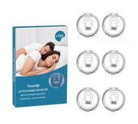 Anti Snoring Devices, Silicone Anti Snoring Nose Clip, Comfortable Nasal to Relieve Snore, Professional Stop Snoring Solution for Men and Women (6 PCS)