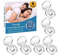 Anti Snoring Devices, Snore Solution, 4PCS Magnetic Anti Snoring Nose Clip, Reusable Snore Sleep Nose Clips, Professional Comfortable Relieve Snore Sleeping Device