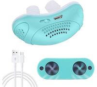 Anti Snoring Devices, Snoring Solution for Men Women, Electric Mini Sleep Aid for Blocked Nostrils, Wind Speed Double Eddy Current Anti Snoring Sleep Aid Device Suitable for Better Sleep