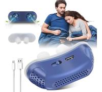 Anti Snoring Devices,Twin Turbine Electric Adjustable and Breathable, Adjustable Wind Speed, Snoring Solution for Men and Women, Suitable for All Nose Shapes