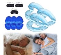 Anti Snoring Mouth Piece, The Quiet Mouthpiece, Anti Snore Mouth Guard for All Mouth Shapes, Instantly Reduces Snoring for Peaceful Nights and Restful Sleep Together (3Pcs)