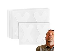Anti Snoring Mouth Tape - 120pcs X Shape Sleep Strips, Breath Support Patch Adhesive, Gentle Snore Reduction | Comfortable Night Strips for Nasal Breathing Travel Home Rest Aid