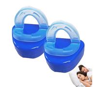 Anti Snoring Mouthpiece, 2 Pieces Sleep Mouth Guard, The Quiet Snores Stopper,Reduce Snoring Aid,Reusable Snore Device Stopper, Sleeping Bite Guard, Snore Solution for Comfort Breathing