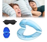 Anti Snoring Mouthpiece Adjustable Custom Fit Oral Sleep Aid Breathable Comfort Oral Sleep Device for All Night Use Quiet Nighttime Sleep Improvement Tool (1 pc)