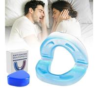 Anti Snoring Mouthpiece,Anti Snore Mouth Guard,Sleep Apnea Tongue Stopper,Devices,Effective Sleep Aid to Reduce Snoring and Apnea,Snore Relief Device with Comfortable Fit (A)