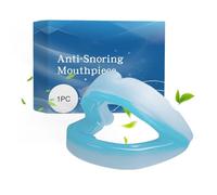 Anti Snoring Mouthpiece, Enhanced Airflow Design, 7.7x6cm, Adjustable Anti-Snore Mouth Guard, Sn-ore Stop per, Synchronized Sleep Quality Improvement, for Men Women Boys Girls Youth