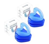 Anti Snoring Mouthpiece,New Anti Snore Mouth Guard,Universal Size Snore Mouth Anti-Snoring Device No Shaping Required Easy to useImproves Sleep Quality with Storage Case 2pcs