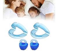 Anti Snoring Mouthpiece,Sleep Apnea Mouth Guard,Snoring Mouthpiece,Anti-Snoring Mouthpiece,The Soothie Anti Snoring Mouthpiece, Anti Snow Devices Suitable for Hotel Family Travel (Blue, 2pcs)