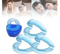 Anti Snoring Mouthpiece, The Quite Night Anti snoring Device, Soothie Mouth Guard for Women and Men, Soft and Comfortable, BPA-Free, Medical-Grade Material(3pcs)