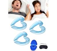 Anti Snoring Mouthpiece UK, The Quiet Mouthpiece, Instant Quiet Sleep, Comfortable Silicone, Travel-Ready Design for Restful Nights & Partner-Friendly Solution (3pc)