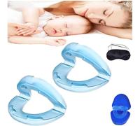 Anti Snoring Mouthpiece UK, The Quiet Mouthpiece, Soft Anti Snore Mouth Guard Universal Size, Food Grade Material,Let Your and Family Sleep Better Than Ever (2set)