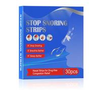 Anti-snoring Nasal Strips, 30-Pack - Drug-Free Nasal Strips Improve Breathing, Help Stop snoring, and Enhance Sleep Quality. Suitable for You and Your Partner.