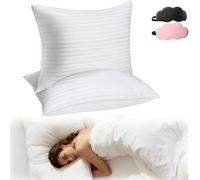 Anti Snoring Pillow, Cervical Neck Support Pillow for Side & Back Sleepers, Cooling Breathable Design for Better Sleep (2 * Standard 51 * 66cm)