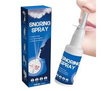 Anti Snoring Spray - Quiet Night Nasal Mist, Sleep Aid Solution with Natural Botanical Extracts, Travel Size Portable Bottle, Ideal for Athletes Cyclists Youth Nighttime Throat Relief