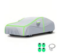 Anti-Snow Full Car Covers for Chevy Corvette C4,C5, C6, C7 1983-2019 Winter Outdoor Full Exterior Covers,Sun UV Rain Snow Protection,universal for sedan hatchback SUV 6 nighttime reflective strips