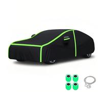 Anti-Snow Full Car Covers for Ford Torino 4-Door 1972-1976 Winter Outdoor Full Exterior Covers,Sun UV Rain Snow Protection,universal for sedan hatchback SUV 6 nighttime reflective strips