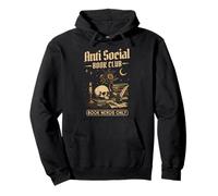 Anti Social Book Club Bookish Book Nerd Pullover Hoodie