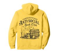 Anti-Social Book Club Bookish Introvert Readers Pullover Hoodie