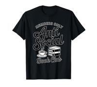 Anti-Social Books Club Members Reading Coffee Lover T-Shirt
