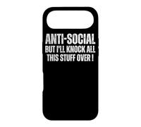 Anti Social But I'll Knock This Stuff Over : Funny Introvert Case for iPhone Air