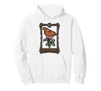Anti-Social Butterfly Tarot Style Graphic Pullover Hoodie