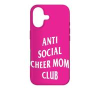 Anti Social Cheer Moms Club Moms Funny Women Case for iPhone 17