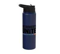 Anti-Social Introverts Unite Separately in Your Own Homes Stainless Steel Insulated Water Bottle