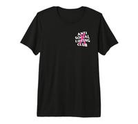 Anti Social Lifting Club: Canceled Pink (Front + Back) Premium T-Shirt