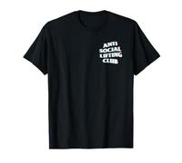 Anti Social Lifting Club: Focus Trippy Blurry (Front + Back) T-Shirt