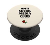 Anti Social Media Club Analog Love (Digital Detox Statement) PopSockets Adhesive PopGrip