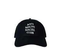 Anti Social Social Club Mind Games Glitter cap - Black One Size