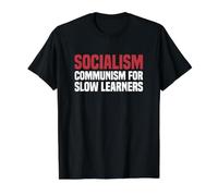 Anti-Socialism Definition Capitalism Capitalist Value Graphic T-Shirt, Men, Black, S