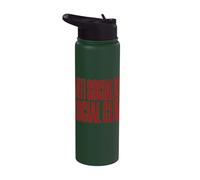 Anti Socialist Social Club Political Conservative Statement Stainless Steel Insulated Water Bottle