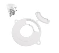 Anti Spill Blending Lid - Free Attachment Shield, Universal Top with Silicone, Pouring Protection for Party, Cookware, Industrial Catering Bakery Gastronomy Culinary Prep